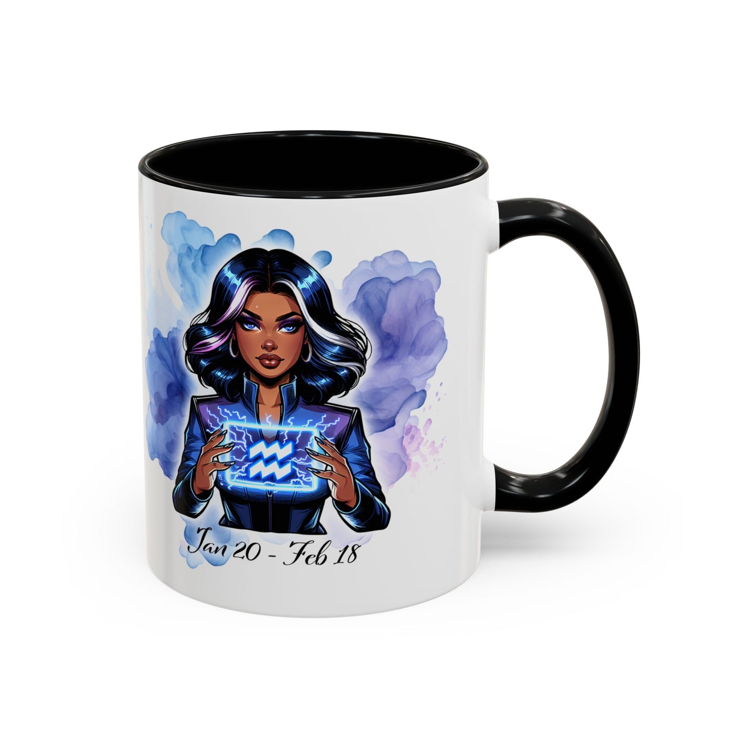 Aquarius Zodiac Coffee Mug — 'I Am an Aquarius' Astrology Gift (11/15oz)