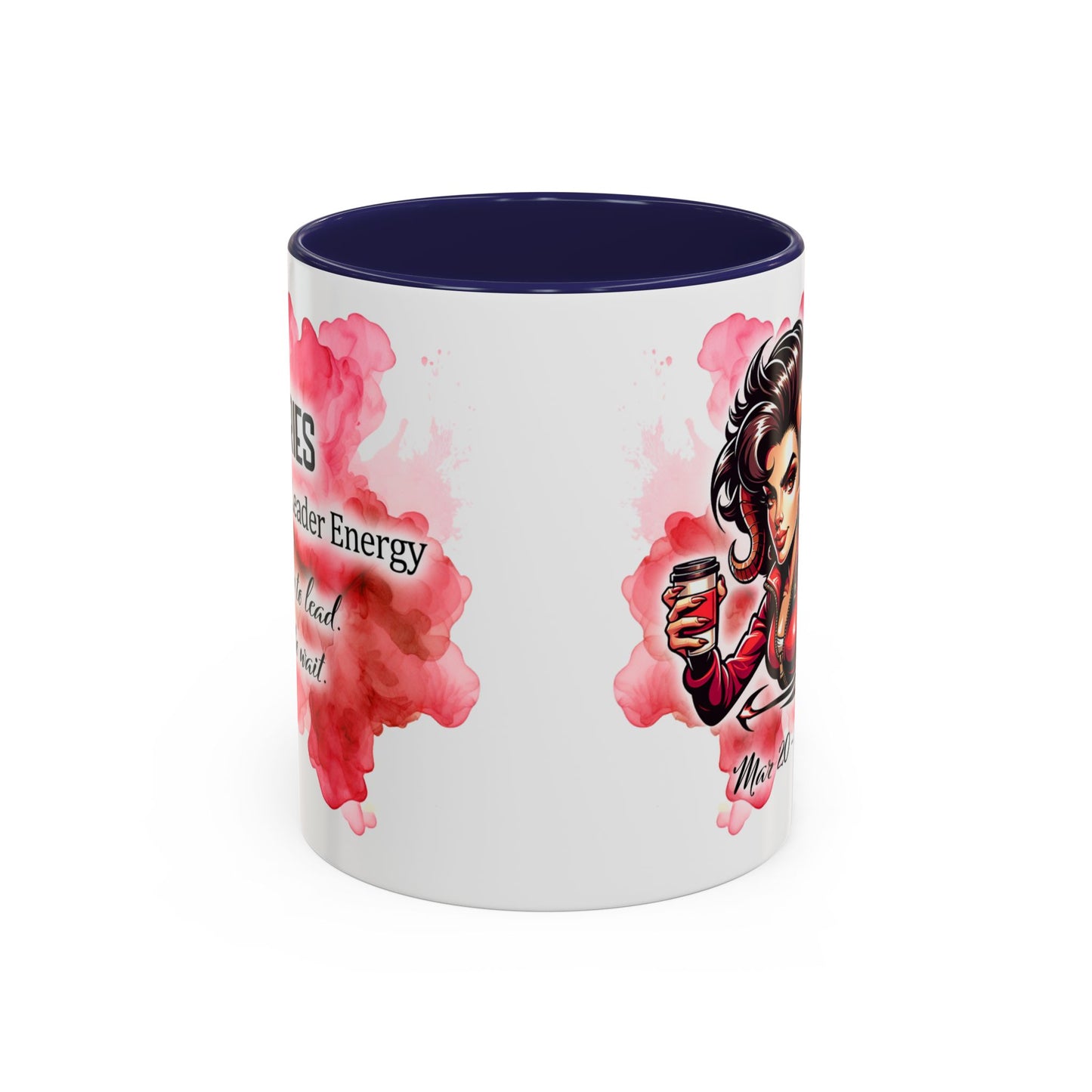 Aries Zodiac Coffee Mug — Fiery Horoscope Design (Mar 20–Apr 19)