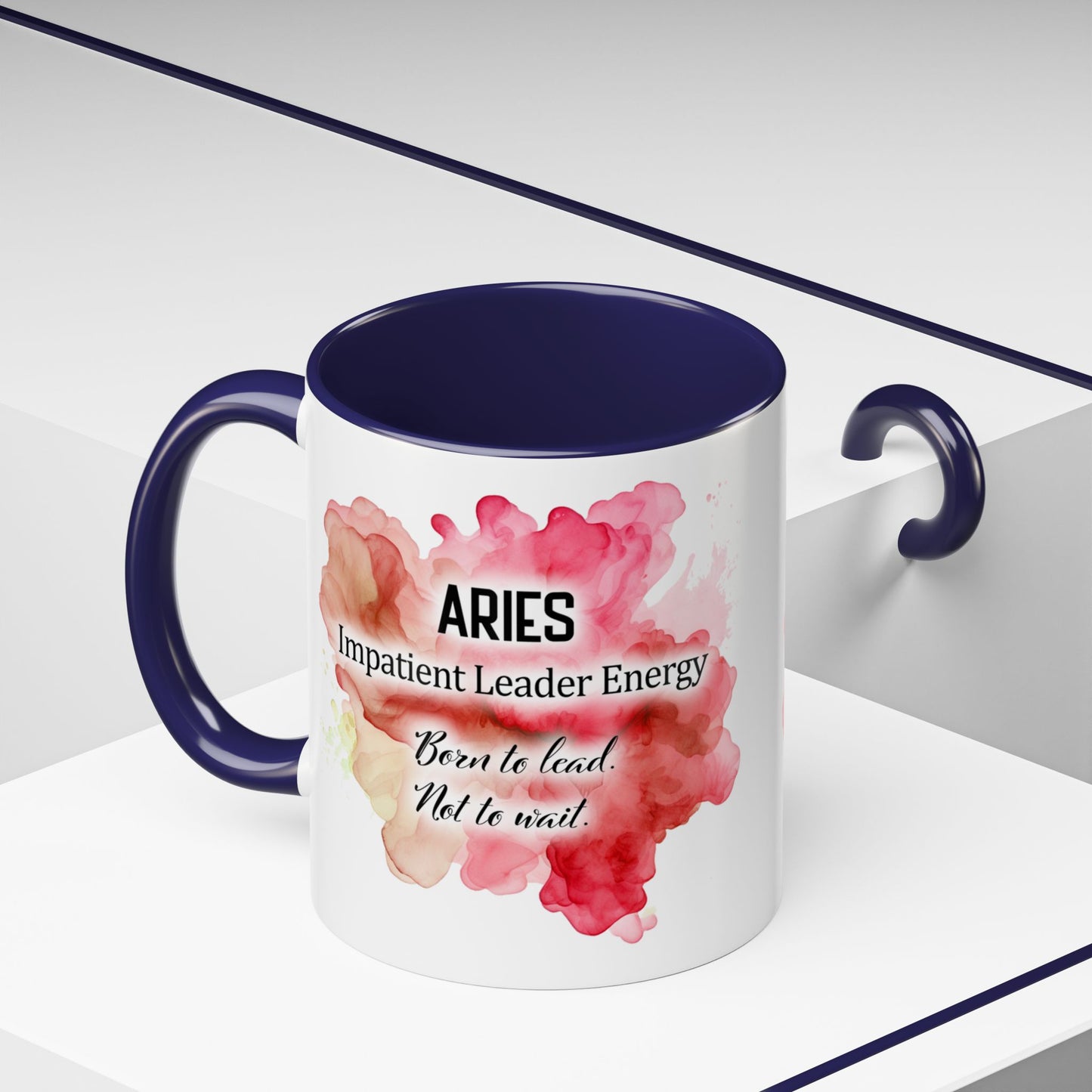 Aries Zodiac Coffee Mug — Fiery Horoscope Design (Mar 20–Apr 19)