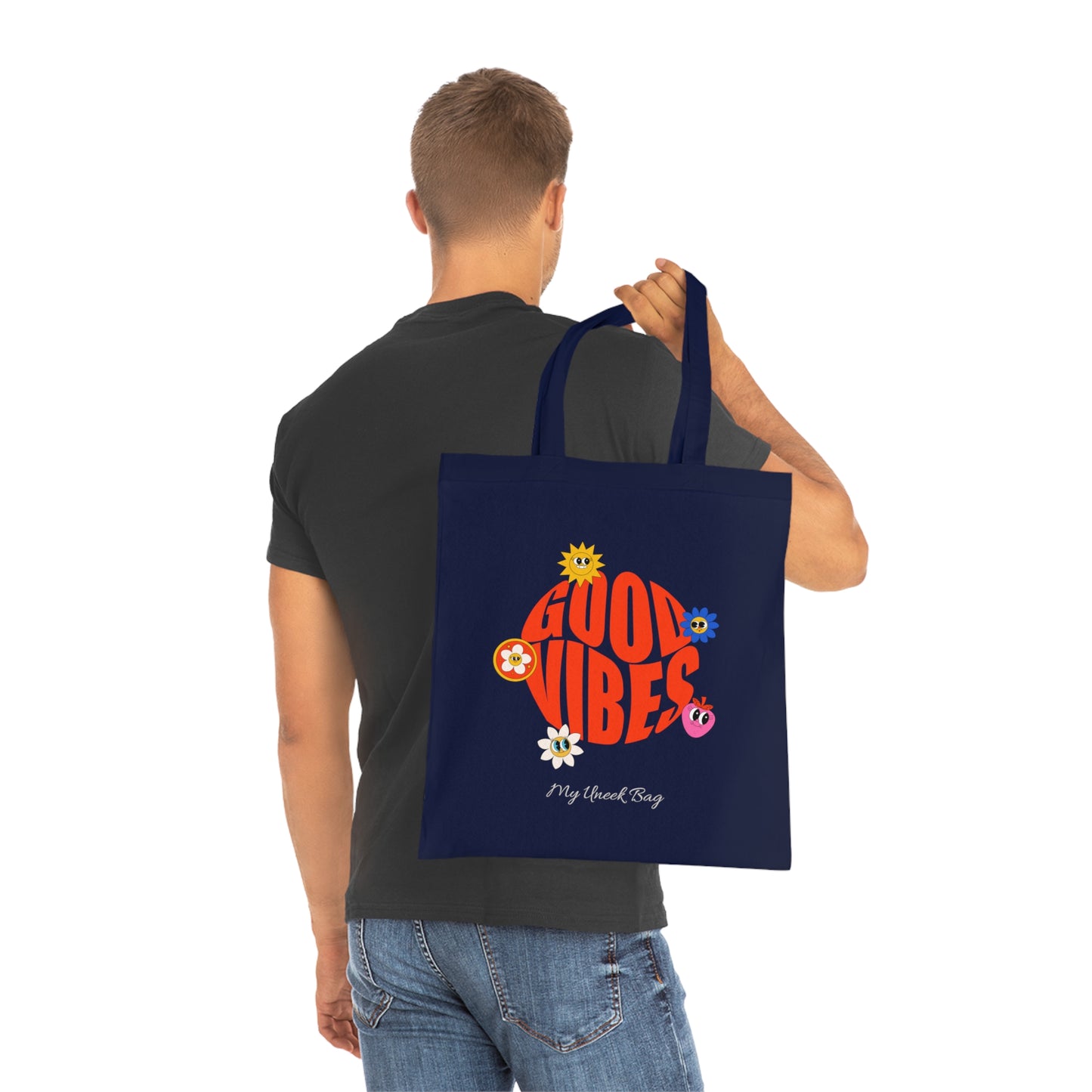 Good Vibes Cotton Tote Bag