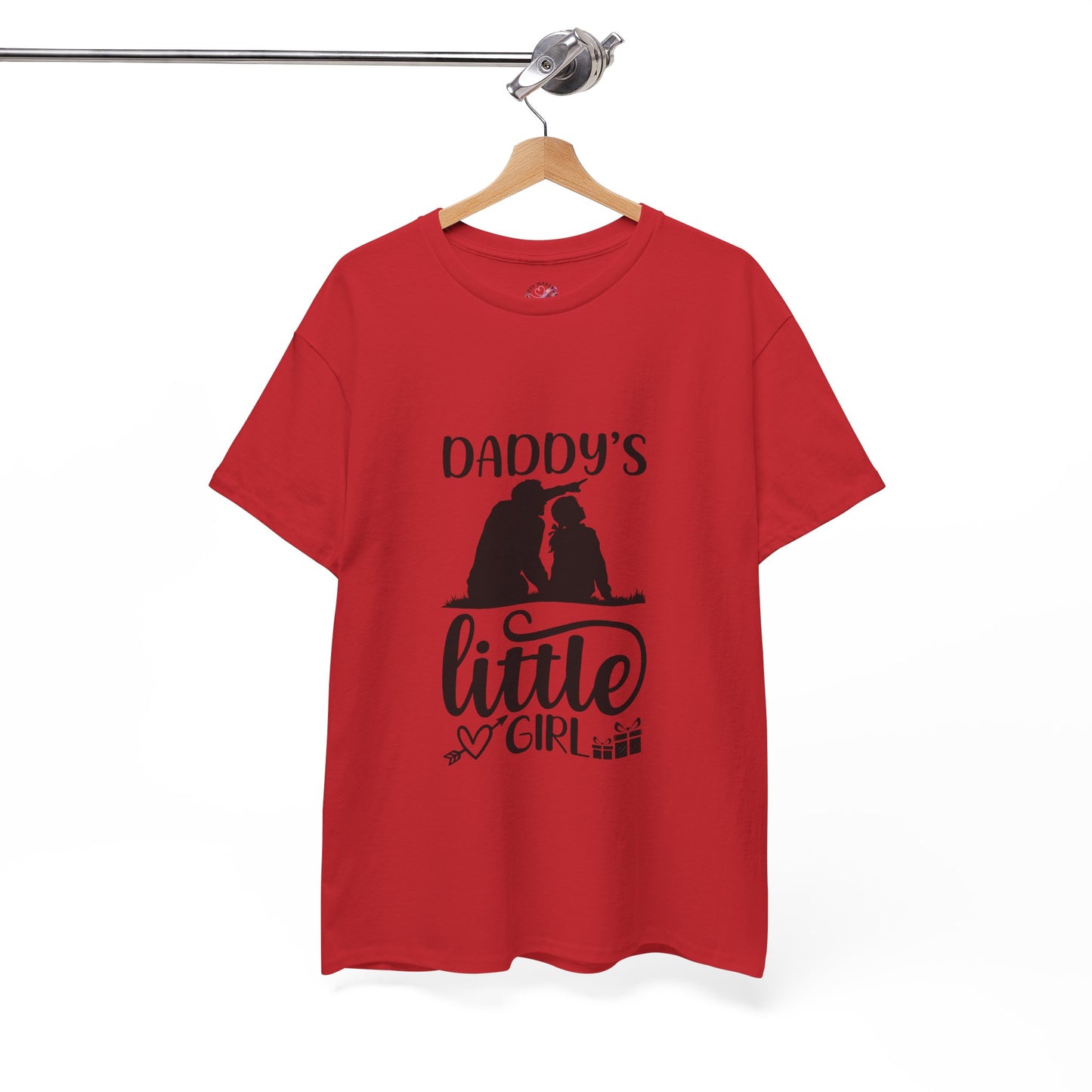 Daddy's Little Girl T-Shirt — Father Daughter Matching Tee, Cute Daddy's Little Girl Graphic Shirt for Dad Gifts & Family Photos