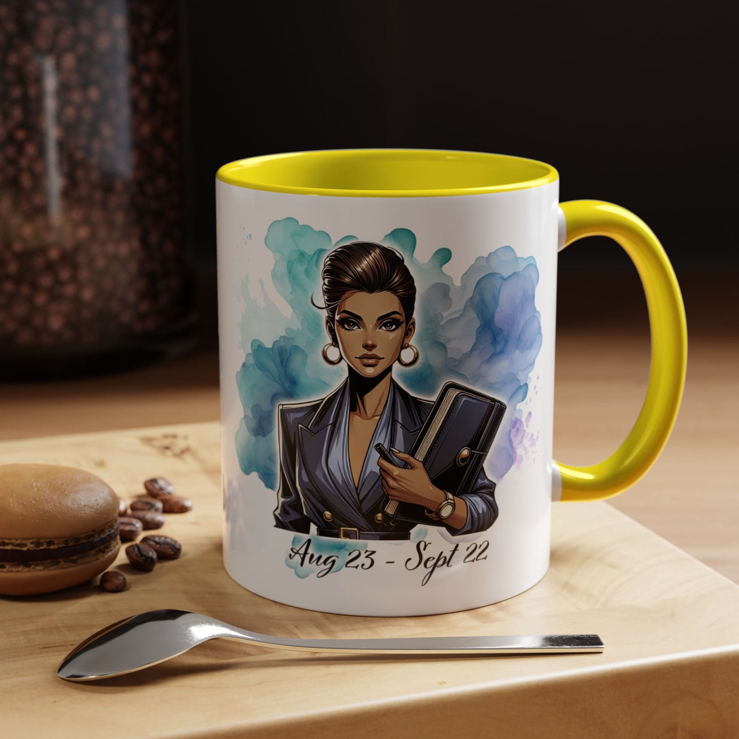Virgo Zodiac Coffee Mug — "Analytical Overthinker" Accent Mug (Aug 23–Sept 22)