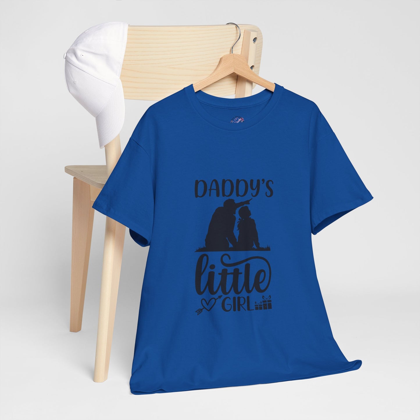 Daddy's Little Girl T-Shirt — Father Daughter Matching Tee, Cute Daddy's Little Girl Graphic Shirt for Dad Gifts & Family Photos