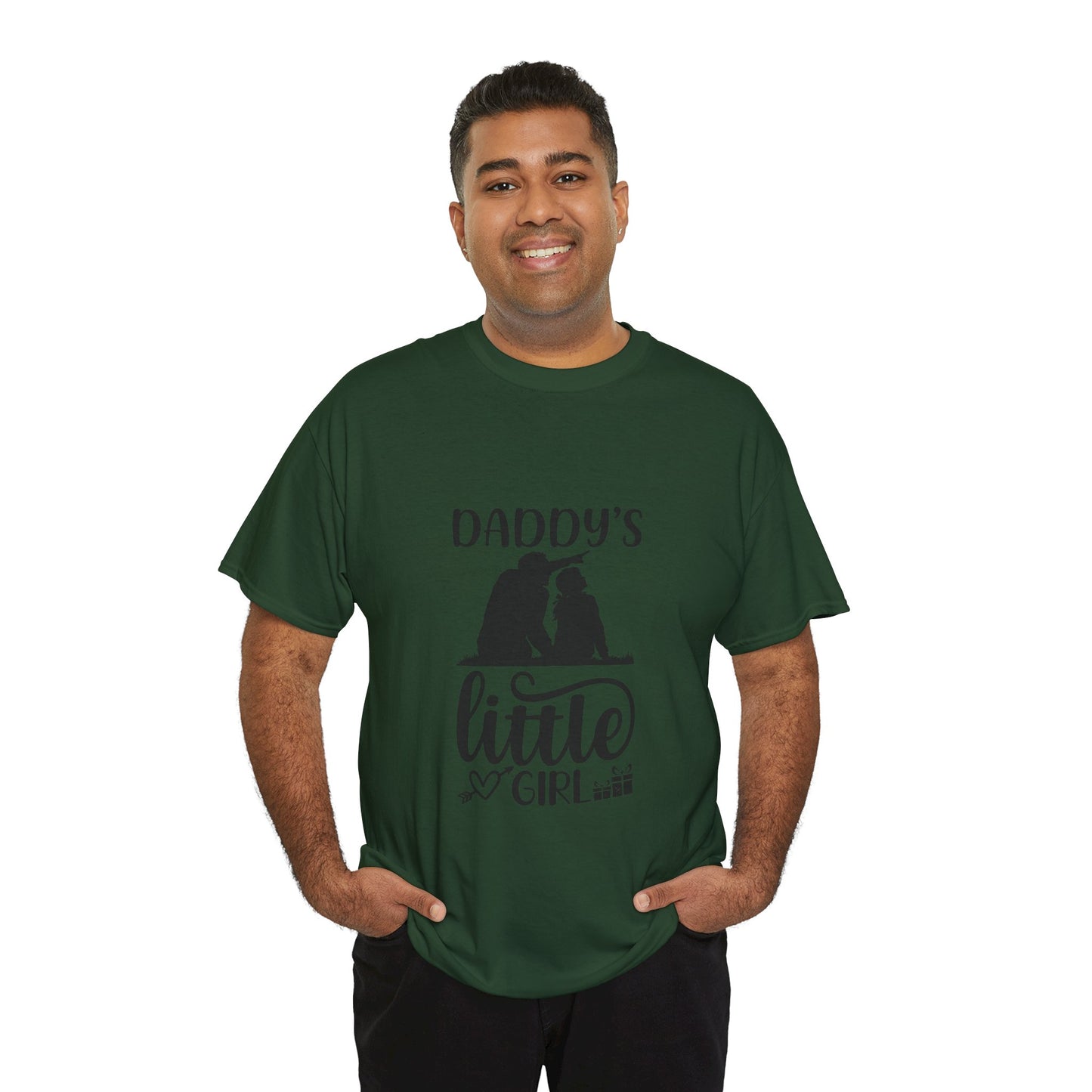 Daddy's Little Girl T-Shirt — Father Daughter Matching Tee, Cute Daddy's Little Girl Graphic Shirt for Dad Gifts & Family Photos