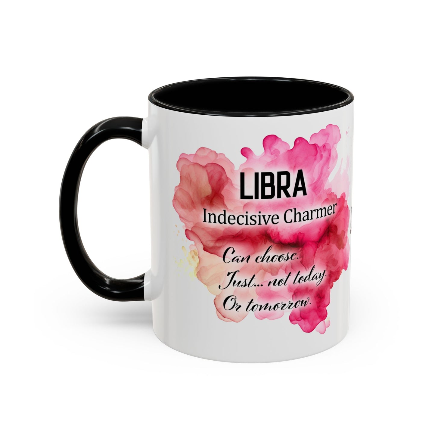 Libra Zodiac Coffee Mug — Elegant Libra Woman Design (Sept 23–Oct 22)
