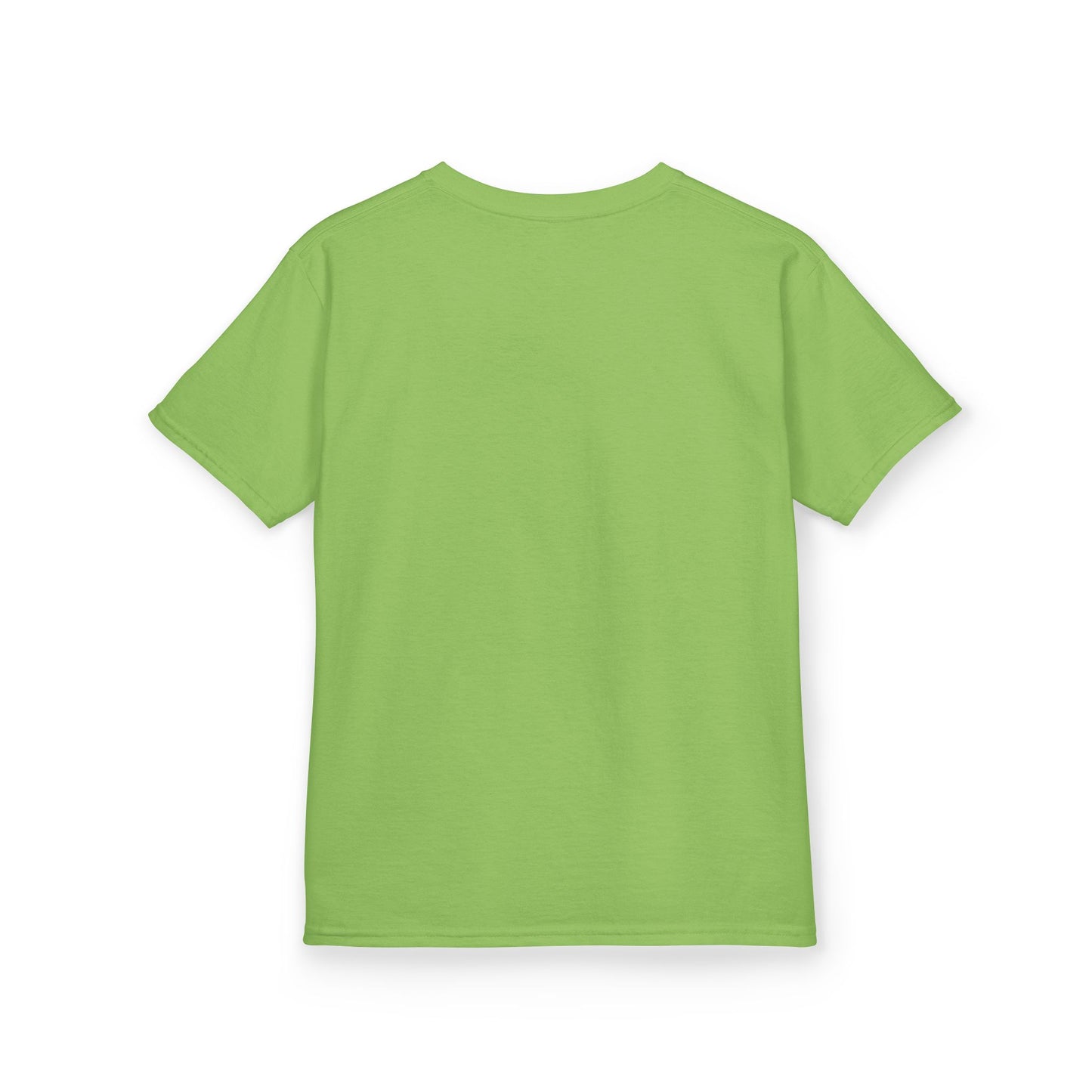 Kids Tee — Cute Patriotic Girl with Stars & Balloons (4th of July)